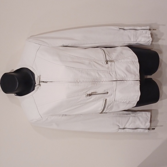 Le Chateau Faux Leather Biker Jacket- Sz. XS - Picture 12 of 12